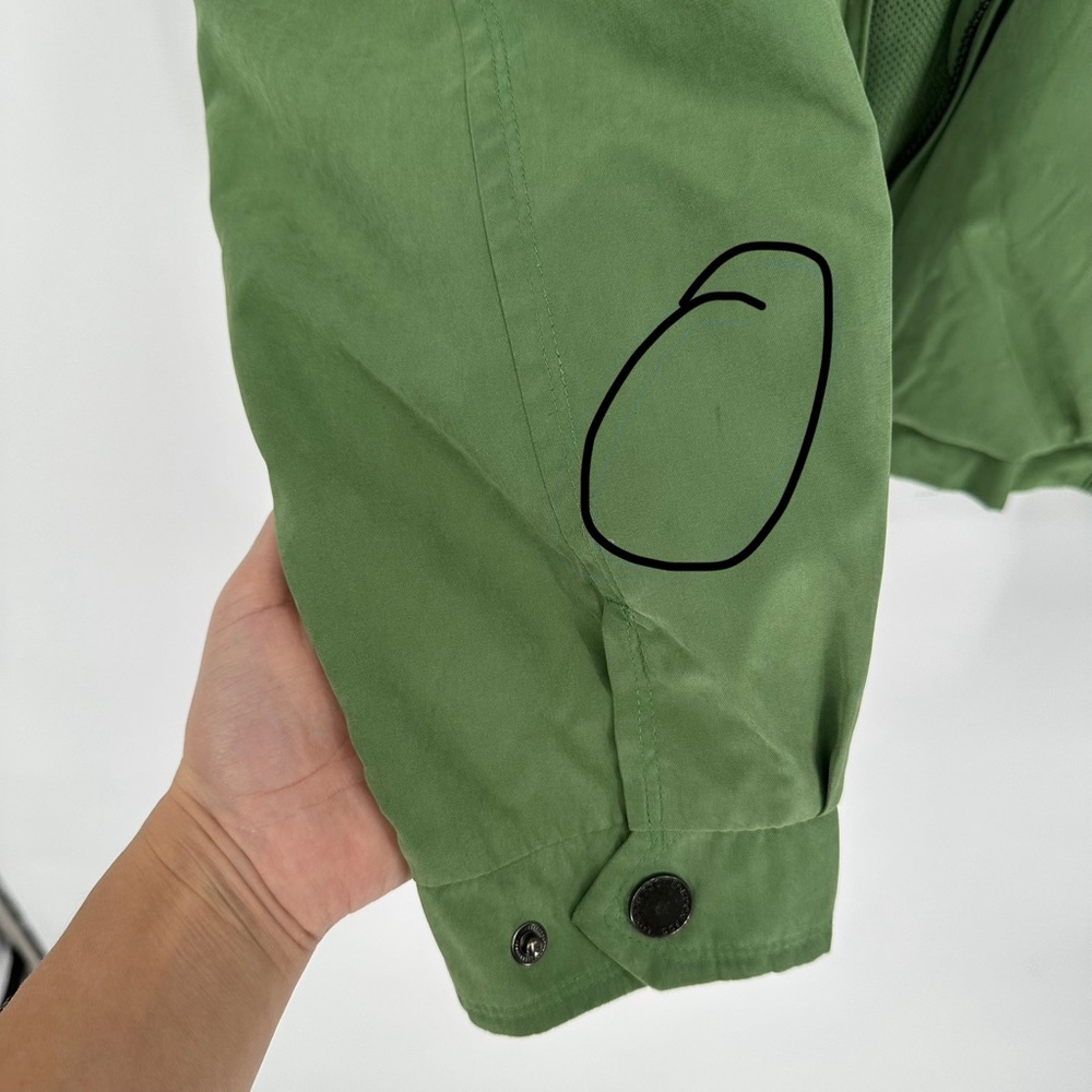 London Fog Bomber Jacket, Green, Medium - Picture 13 of 13